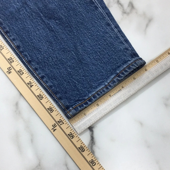 Levis Wedgie Fit High Rise Ankle Jeans Distressed - Picture 7 of 16